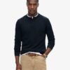 Vintage-texturerad Henley-tröja Vintage-texturerad Henley-tröja
