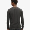 Vintage-texturerad Henley-tröja Vintage-texturerad Henley-tröja