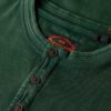 Vintage-texturerad Henley-tröja Vintage-texturerad Henley-tröja