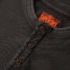 Vintage-texturerad Henley-tröja Vintage-texturerad Henley-tröja