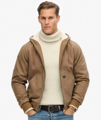 Vintage Workwear Hooded Bomberjacka