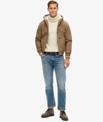 Vintage Workwear Hooded Bomberjacka