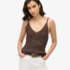 Virkad cami-top