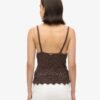 Virkad cami-top