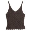 Virkad cami-top