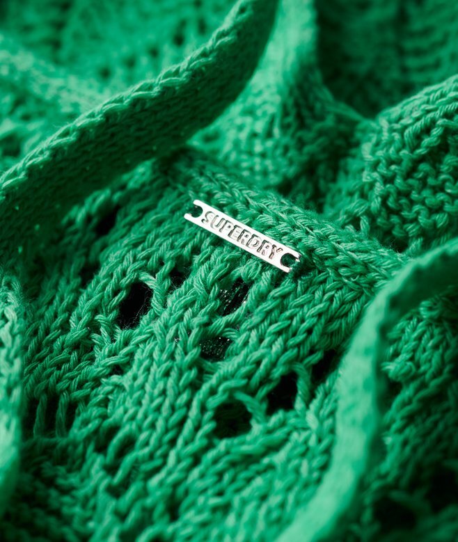 Virkad maxiklänning med halterneck Virkad maxiklänning med halterneck
